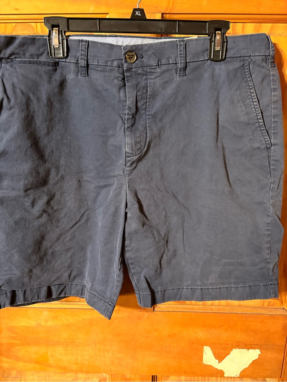 Tommy Hilfiger Navy Flat Front Men's Shorts